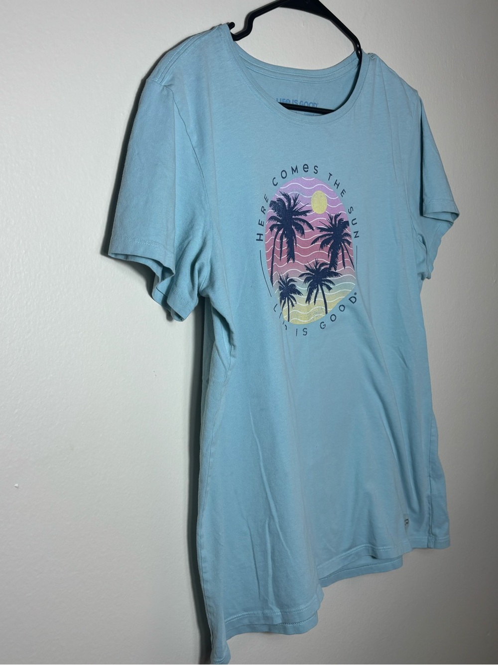 2 Pack Women’s Life Is Good Tshirt Sz L Beachy Summer Pattern - Picture 14 of 16